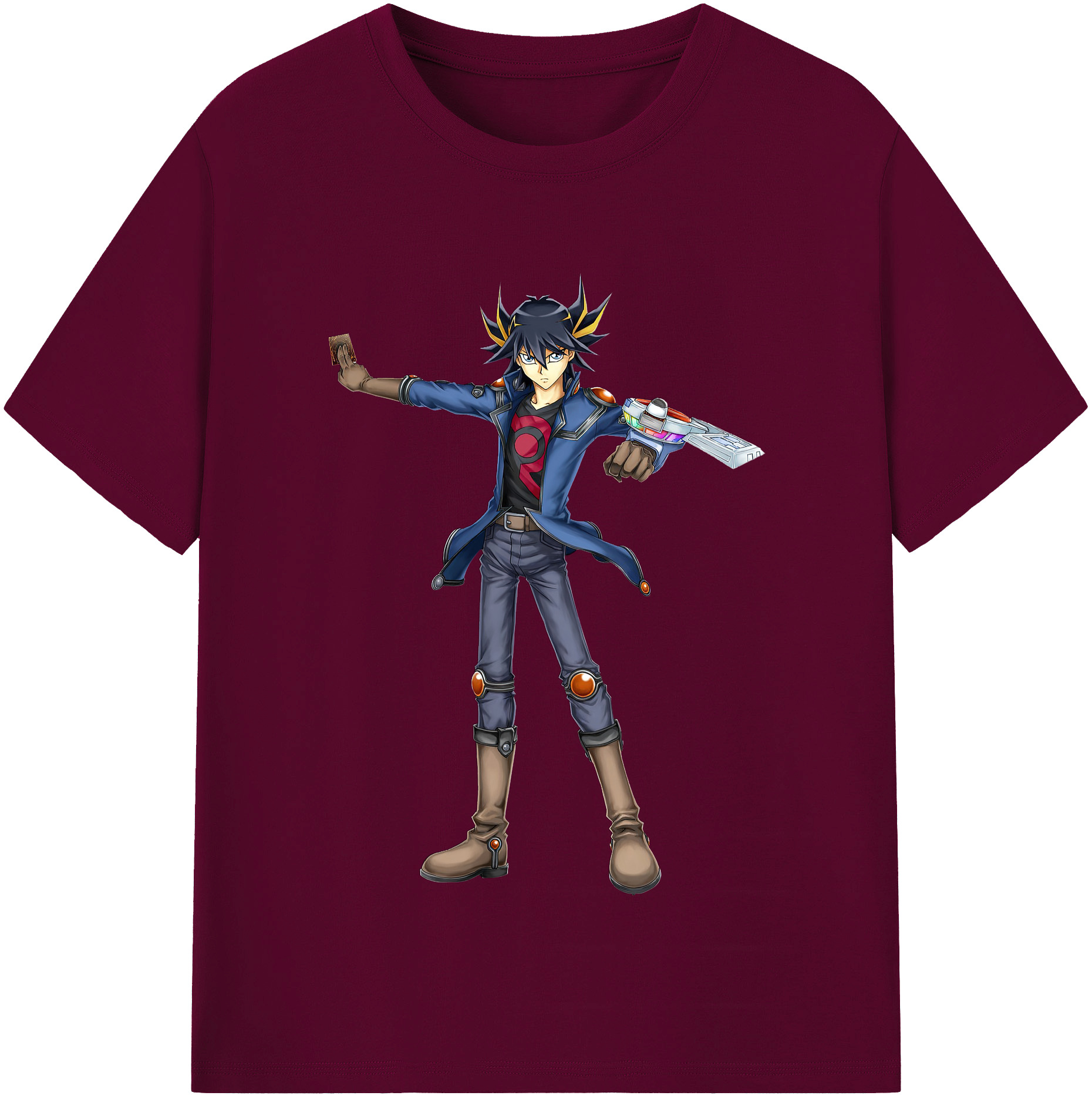（画像用） 遊☆戯☆王 Yu-Gi-Oh! レディースカジュアルプリントTシャツ（綿100％）